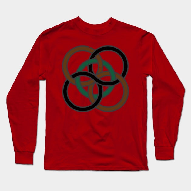 Clover Knot Long Sleeve T-Shirt by EdwardLarson